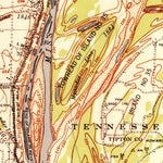 United States Geological Survey Evadale, AR-TN (1939, 62500-Scale) digital map