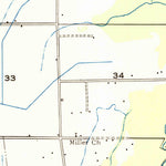 United States Geological Survey Evangeline, LA (1947, 31680-Scale) digital map