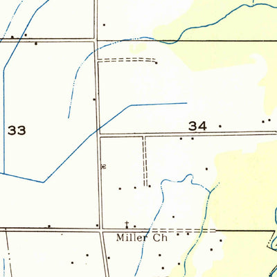 United States Geological Survey Evangeline, LA (1947, 31680-Scale) digital map