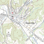 United States Geological Survey Evans City, PA (2023, 24000-Scale) digital map