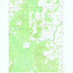 United States Geological Survey Evans Creek, MI (1972, 24000-Scale) digital map