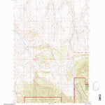 United States Geological Survey Evans, MT (1995, 24000-Scale) digital map