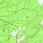United States Geological Survey Evans Well, OR (1967, 24000-Scale) digital map