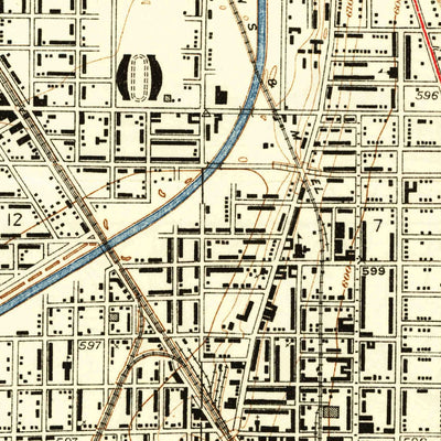 United States Geological Survey Evanston, IL (1928, 24000-Scale) digital map