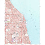 United States Geological Survey Evanston, IL (1963, 24000-Scale) digital map