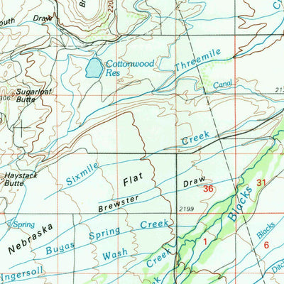 United States Geological Survey Evanston, WY (1980, 100000-Scale) digital map