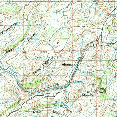 United States Geological Survey Evanston, WY (1980, 100000-Scale) digital map