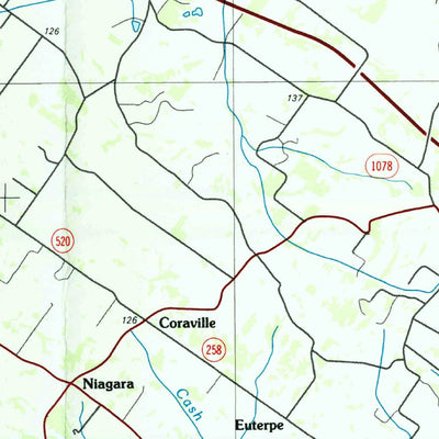 United States Geological Survey Evansville, IN-KY (1986, 100000-Scale) digital map