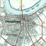 United States Geological Survey Evansville, IN-KY (1986, 100000-Scale) digital map