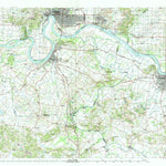 United States Geological Survey Evansville, IN-KY (1991, 100000-Scale) digital map