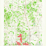 United States Geological Survey Evansville North, IN (1961, 24000-Scale) digital map