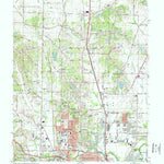 United States Geological Survey Evansville North, IN (1981, 24000-Scale) digital map