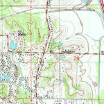 United States Geological Survey Evansville North, IN (1981, 24000-Scale) digital map