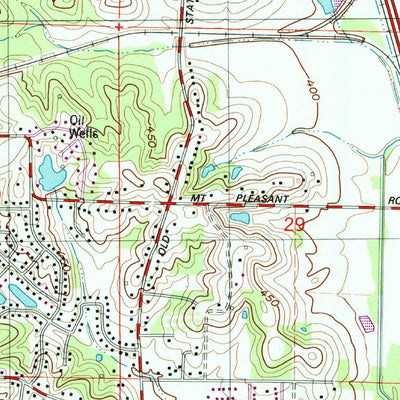 United States Geological Survey Evansville North, IN (1981, 24000-Scale) digital map