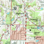 United States Geological Survey Evansville North, IN (1981, 24000-Scale) digital map