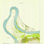 United States Geological Survey Evansville South, IN-KY (1952, 24000-Scale) digital map