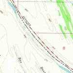 United States Geological Survey Evansville South, IN-KY (1957, 24000-Scale) digital map