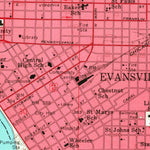 United States Geological Survey Evansville South, IN-KY (1957, 24000-Scale) digital map