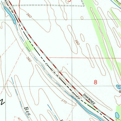 United States Geological Survey Evansville South, IN-KY (1981, 24000-Scale) digital map