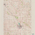 United States Geological Survey Evansville, WI (1961, 24000-Scale) digital map