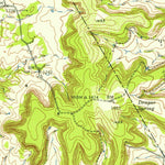 United States Geological Survey Evant, TX (1954, 62500-Scale) digital map