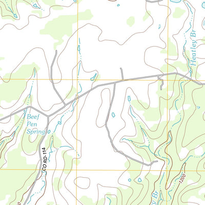 United States Geological Survey Evant, TX (2012, 24000-Scale) digital map