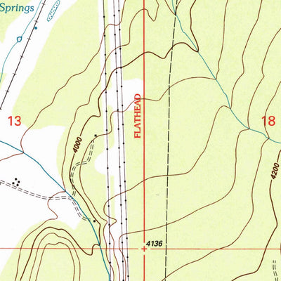 United States Geological Survey Evaro, MT (1999, 24000-Scale) digital map