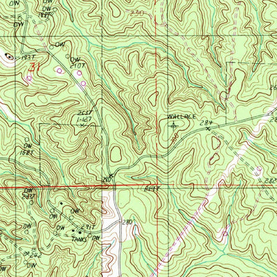 United States Geological Survey Evelyn, LA (1989, 24000-Scale) digital map