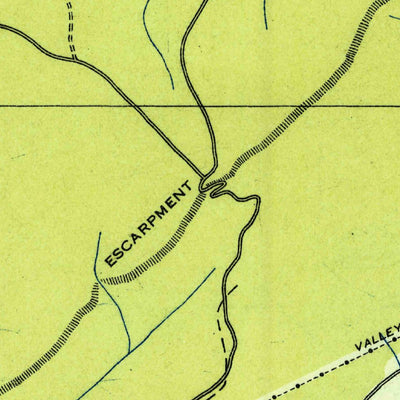 United States Geological Survey Evensville, TN (1935, 24000-Scale) digital map