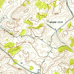 United States Geological Survey Evensville, TN (1942, 24000-Scale) digital map