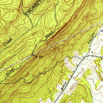 United States Geological Survey Evensville, TN (1942, 24000-Scale) digital map