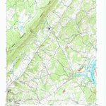 United States Geological Survey Evensville, TN (1973, 24000-Scale) digital map