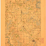 United States Geological Survey Evensville, WI (1906, 62500-Scale) digital map