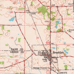 United States Geological Survey Evensville, WI (1961, 62500-Scale) digital map