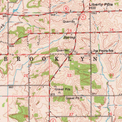 United States Geological Survey Evensville, WI (1961, 62500-Scale) digital map