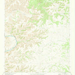 United States Geological Survey Everett Canyon, TX (1970, 24000-Scale) digital map