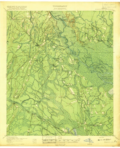 United States Geological Survey Everett City, GA (1918, 62500-Scale) digital map