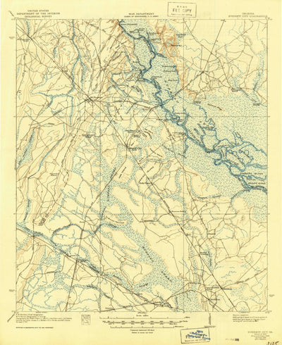 United States Geological Survey Everett City, GA (1920, 62500-Scale) digital map