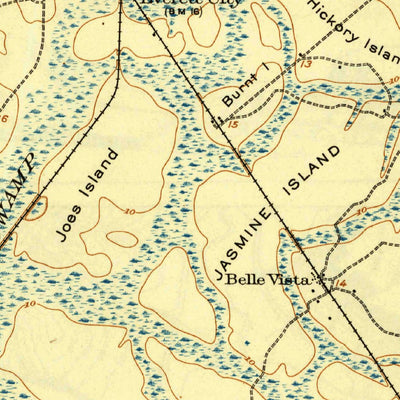 United States Geological Survey Everett City, GA (1920, 62500-Scale) digital map