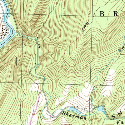 United States Geological Survey Everett East, PA (1994, 24000-Scale) digital map