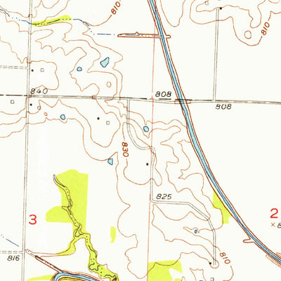 United States Geological Survey Everett, MO (1953, 24000-Scale) digital map