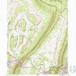 United States Geological Survey Everett West, PA (1968, 24000-Scale) digital map