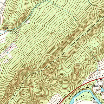 United States Geological Survey Everett West, PA (1968, 24000-Scale) digital map