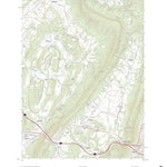 United States Geological Survey Everett West, PA (2023, 24000-Scale) digital map