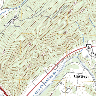 United States Geological Survey Everett West, PA (2023, 24000-Scale) digital map