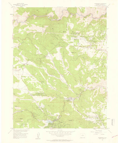 United States Geological Survey Evergreen, CO (1957, 24000-Scale) digital map