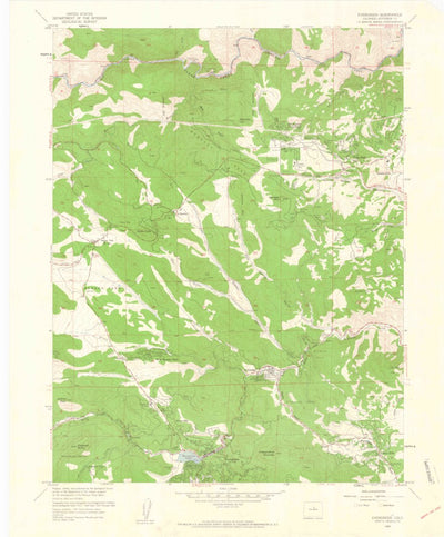 United States Geological Survey Evergreen, CO (1960, 24000-Scale) digital map