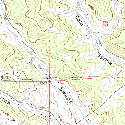 United States Geological Survey Evergreen, CO (1965, 24000-Scale) digital map