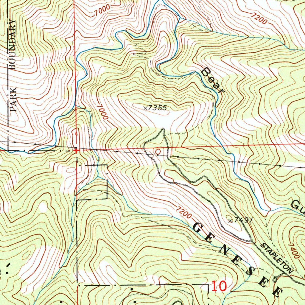 Evergreen, CO (1965, 24000-Scale) Map by United States Geological ...