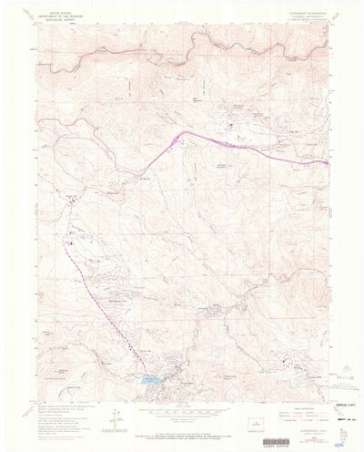 United States Geological Survey Evergreen, CO (1971, 24000-Scale) digital map